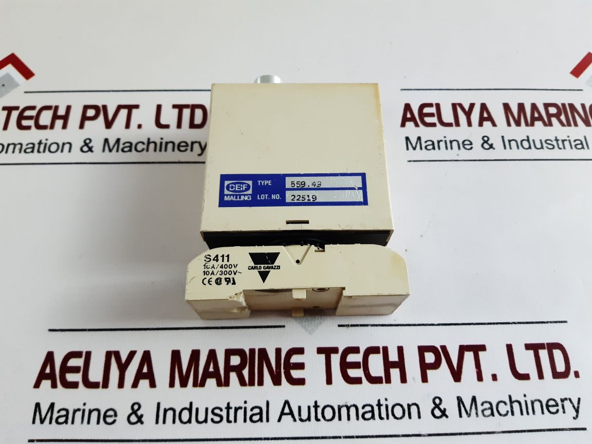Deif 559.43 Relay With S411 Socket Base