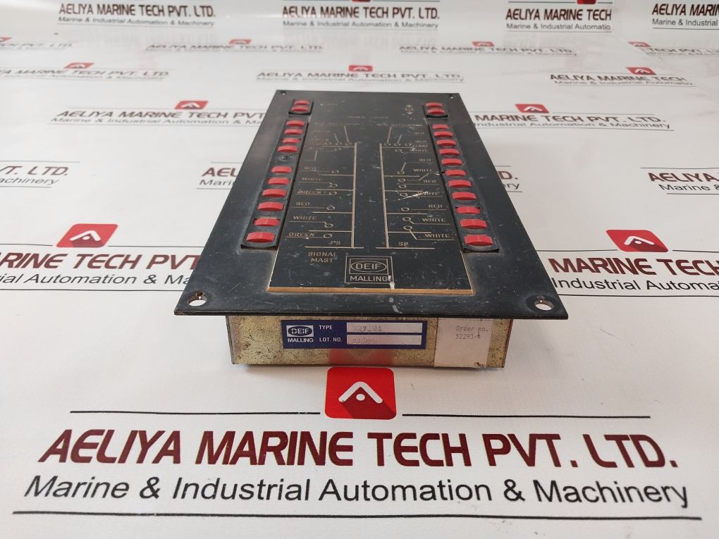 Deif 827.41 Spare Light Control Panel 21099 A