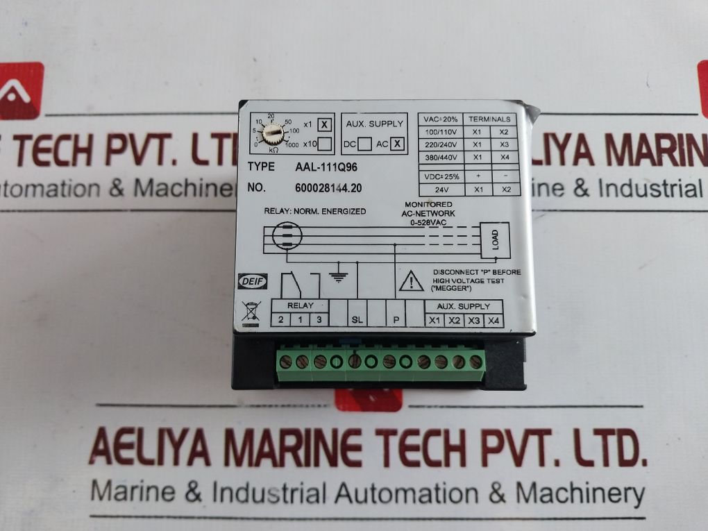 Deif Aal-111Q96 Ac-network Insulation Monitor