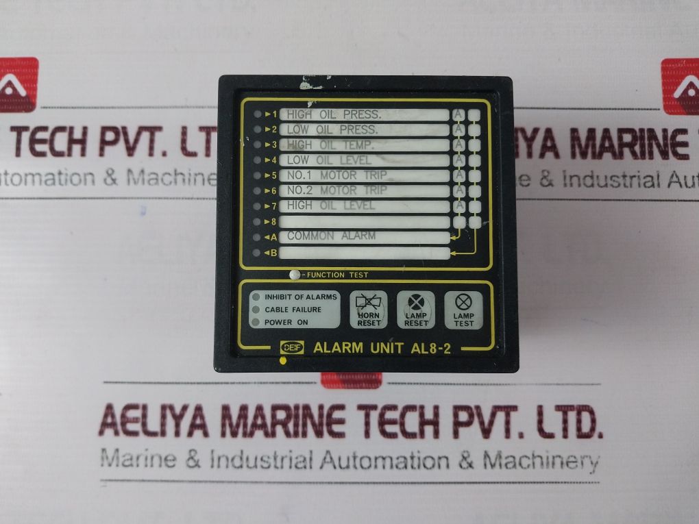 Deif Al8-2 Alarm Unit 12-48 Vdc