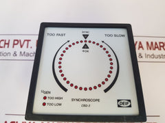 Deif Csq-3 Land Multi Function Synchroscope Meter