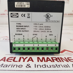 Deif Csq-3 Land Multi Function Synchroscope Meter