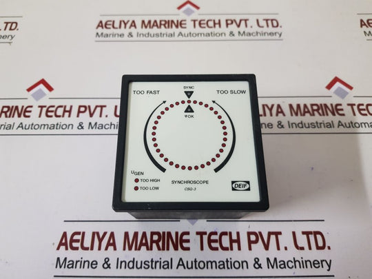 Deif Csq-3 Marine Multi Function Synchroscope