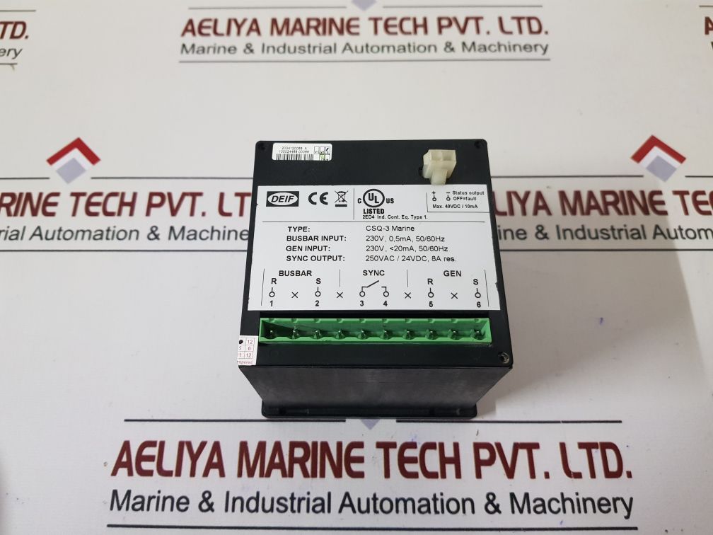 Deif Csq-3 Marine Synchroscope 40V Dc/10Ma