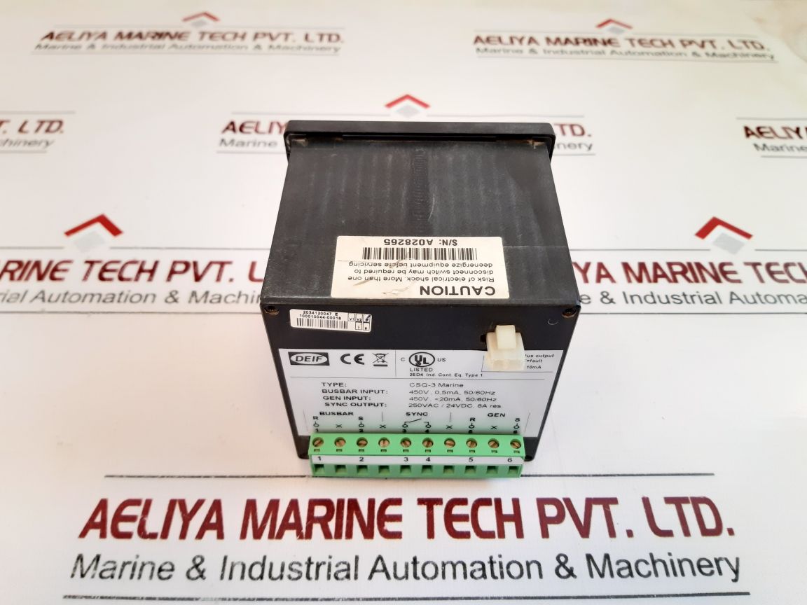 Deif Csq-3 Marine Synchroscope