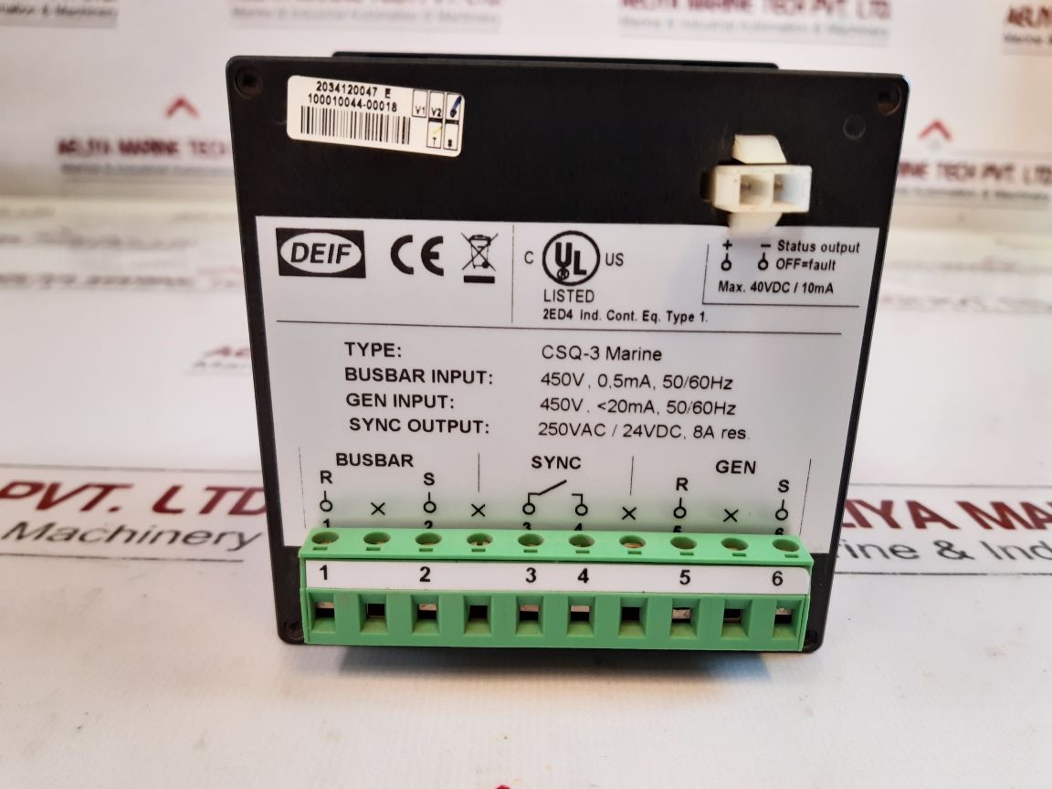 Deif Csq-3 Marine Synchroscope