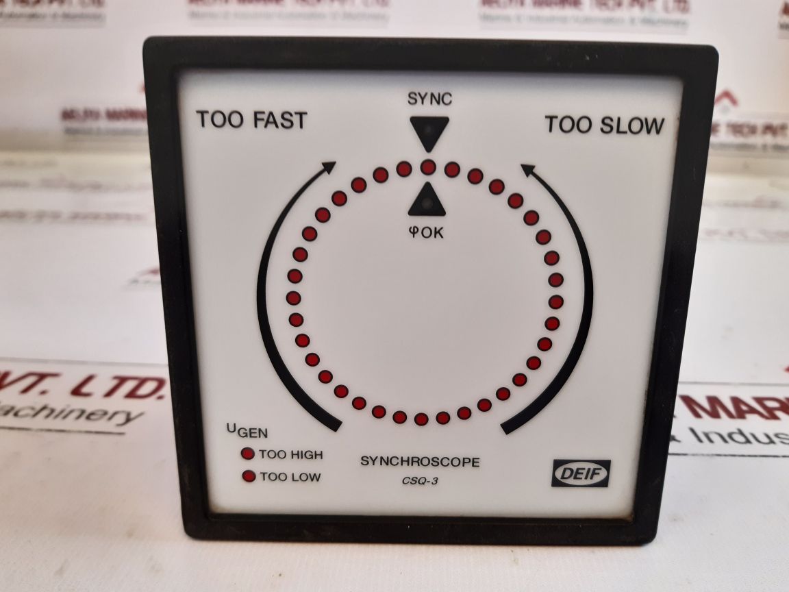 Deif Csq-3 Marine Synchroscope