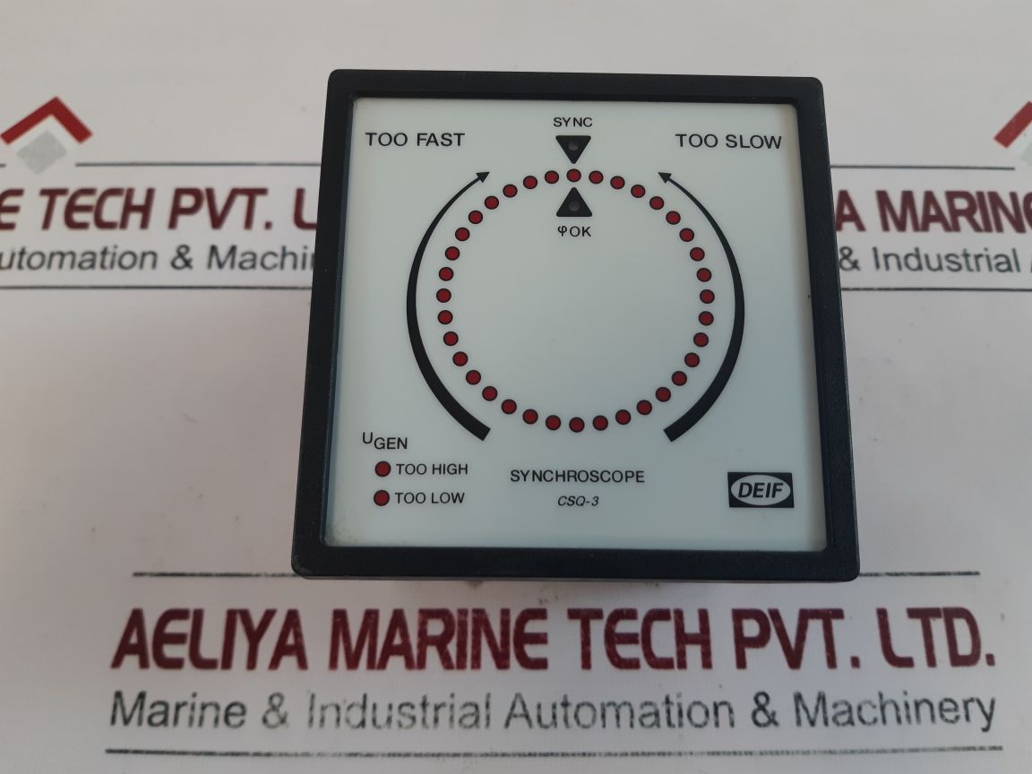 Deif Csq-3 Marine Synchroscope 115V, 0,5Ma, 5060Hz
