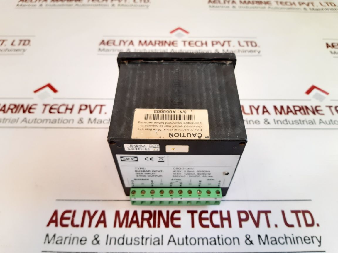 Deif Csq-3 Synchroscope