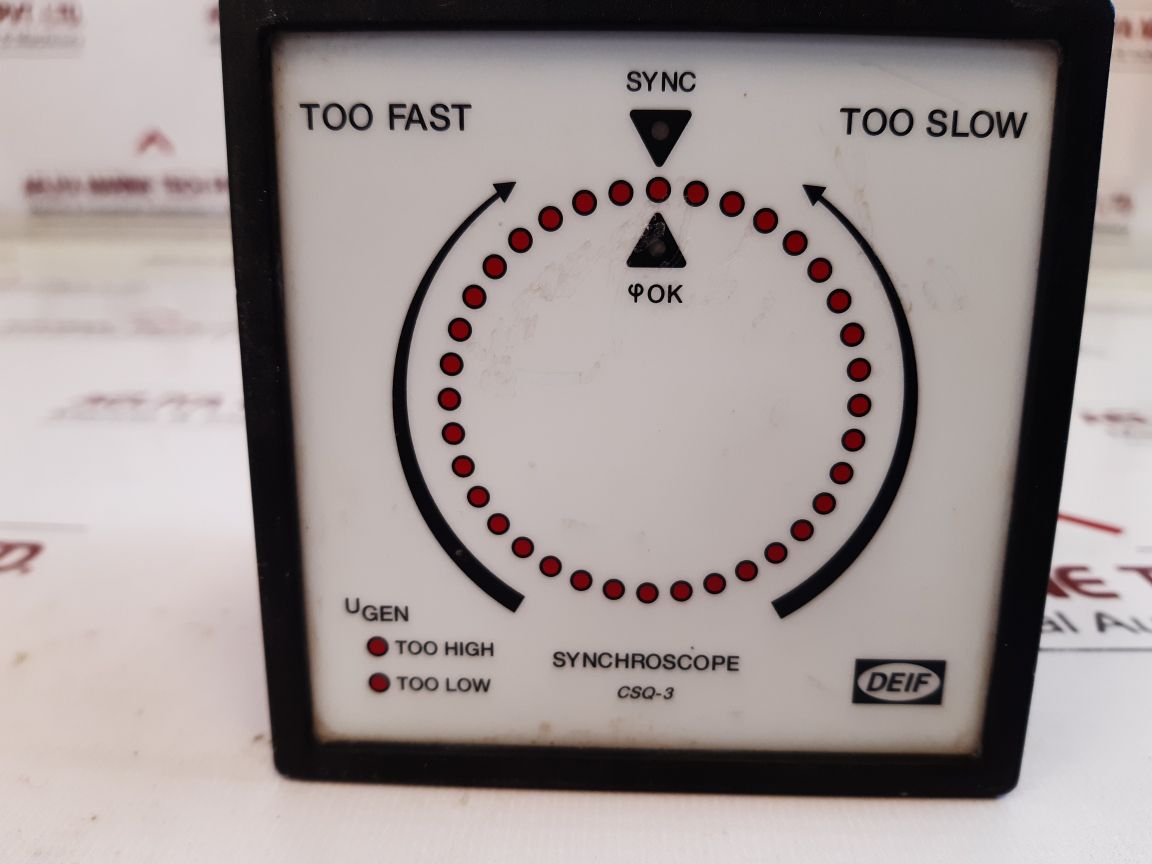 Deif Csq-3 Synchroscope