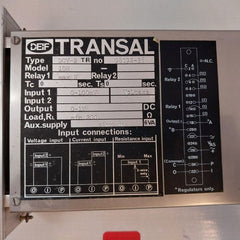 Deif Dcv-2 Tr Transal 98092-36 Relay 380 Vac