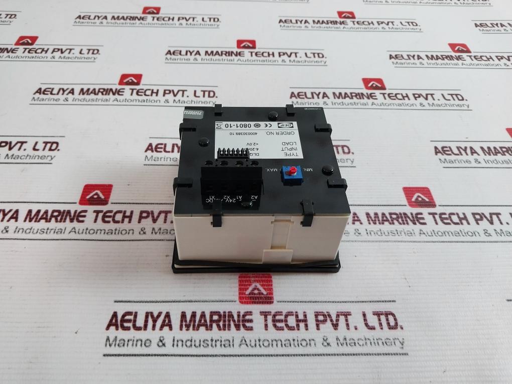 Deif Dlq96-pc-pw Propulsion Control Engine Rpm Indicator