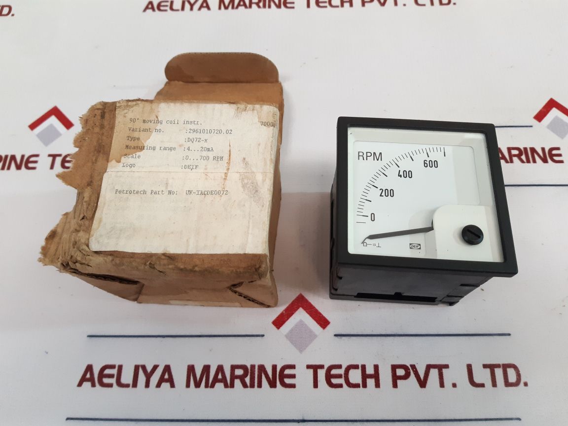 Deif Dq72-x Meter 0-600 Rpm
