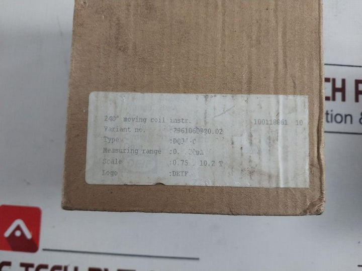 Deif Dq96-c Panel Meter 0.75...10.2 T