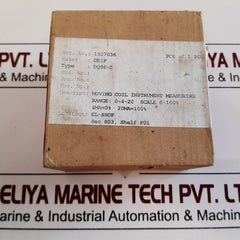 Deif Dq96-c Panel Meter 0…20Ma Dc