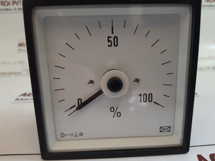 Deif Dq96-c Panel Meter 4-20Ma Dc, Scale: 0..100%