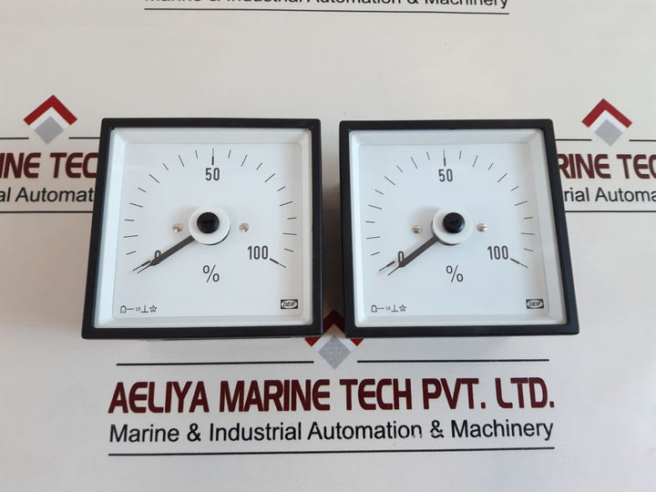 Deif Dq96-c Panel Meter 4-20Ma Dc, Scale: 0..100%