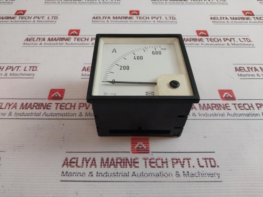 Deif Dq96-x Ampere Panel Meter 0-650 A
