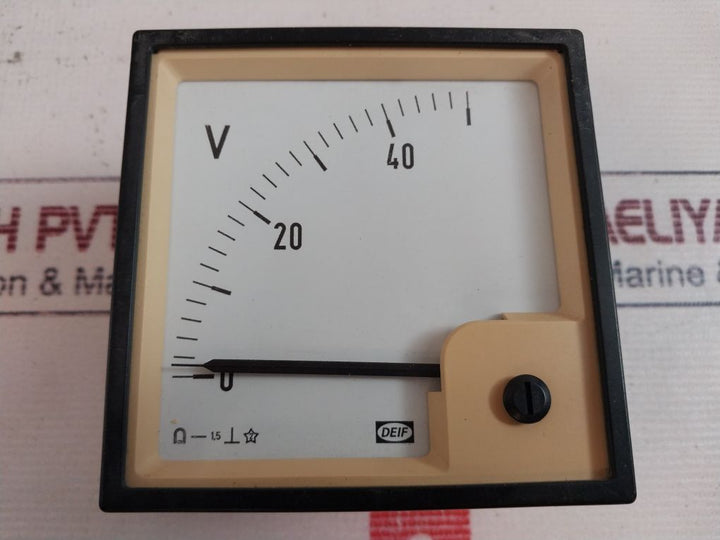 Deif Dq96-x Voltage Meter 50V
