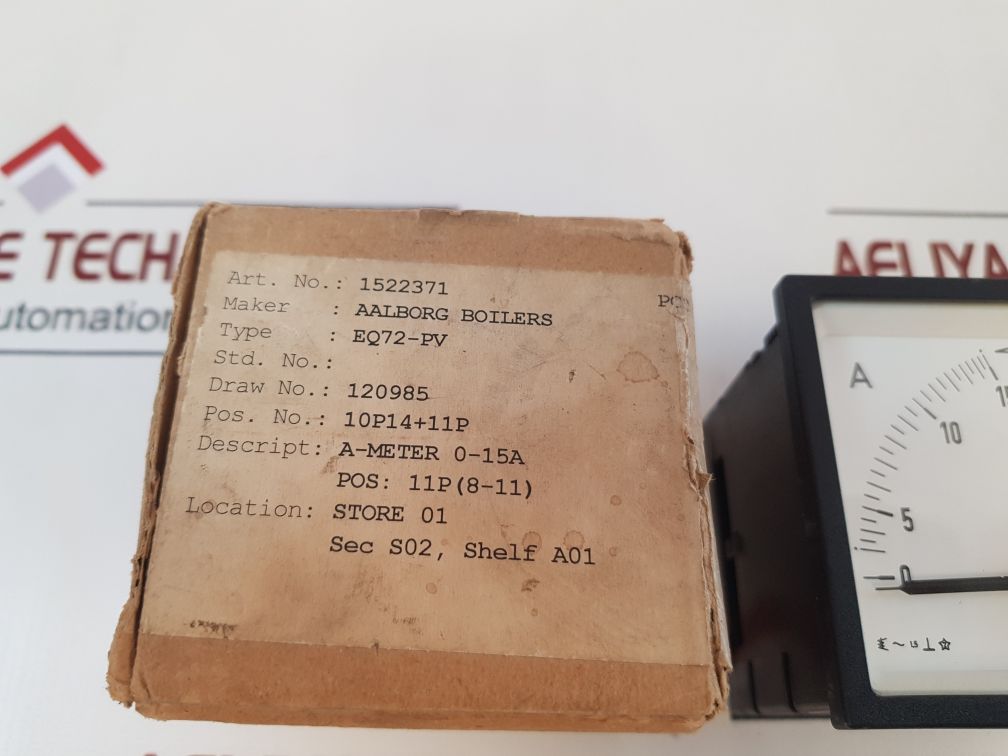 Deif Eq72-pv Ammeter 1530A
