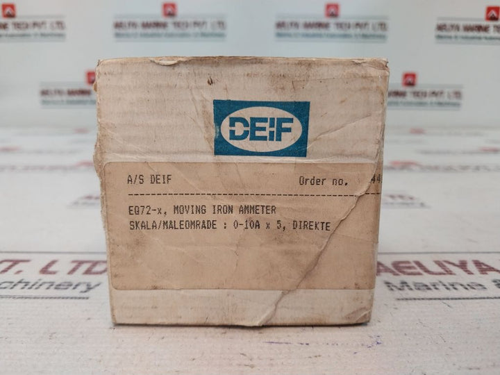 Deif Eq72-x Moving Iron Ammeter