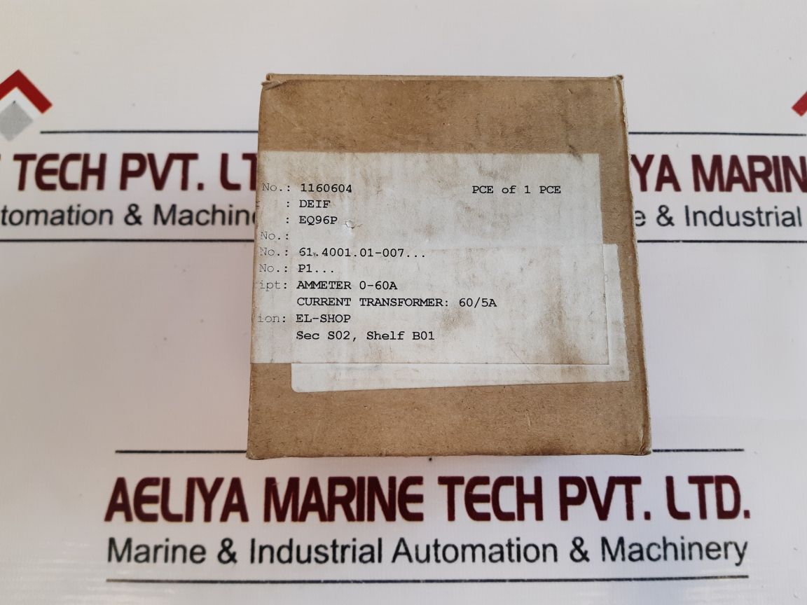 Deif Eq96-x Ammeter 60/5A-120A