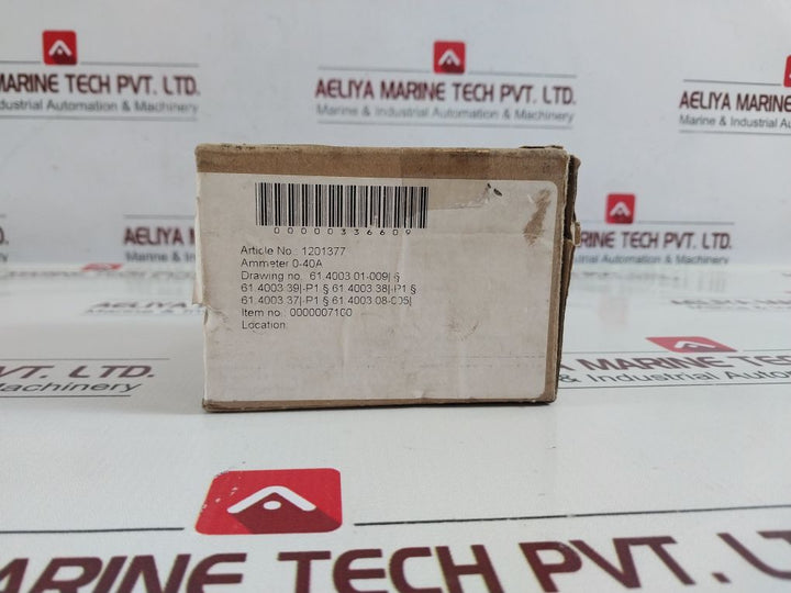 Deif Eq96-x Ammeter 0-40A