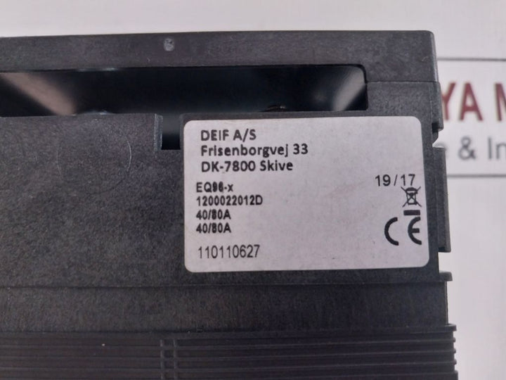 Deif Eq96-x Ammeter 0-40A