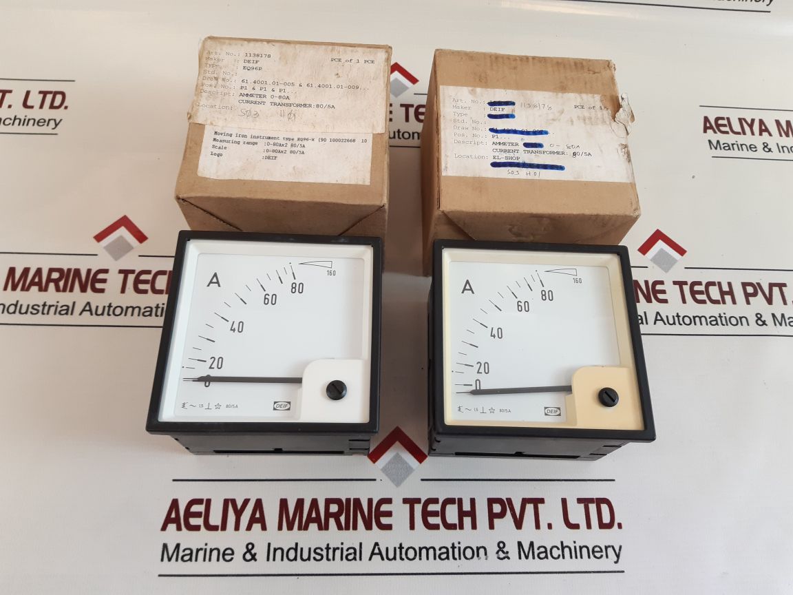 Deif Eq96-x Ammeter 0-80A