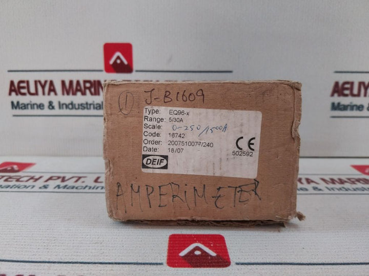 Deif Eq96-x Ammeter 5/30A