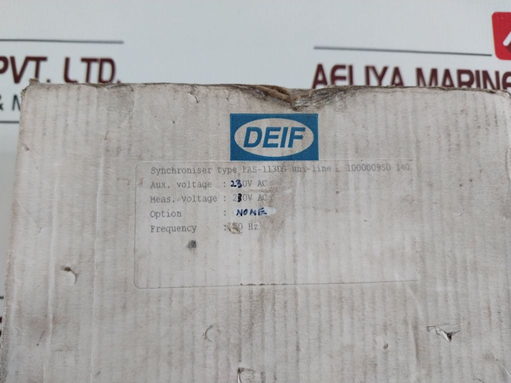 Deif Fas-113Dg Synchroniser Controller 100000950.140