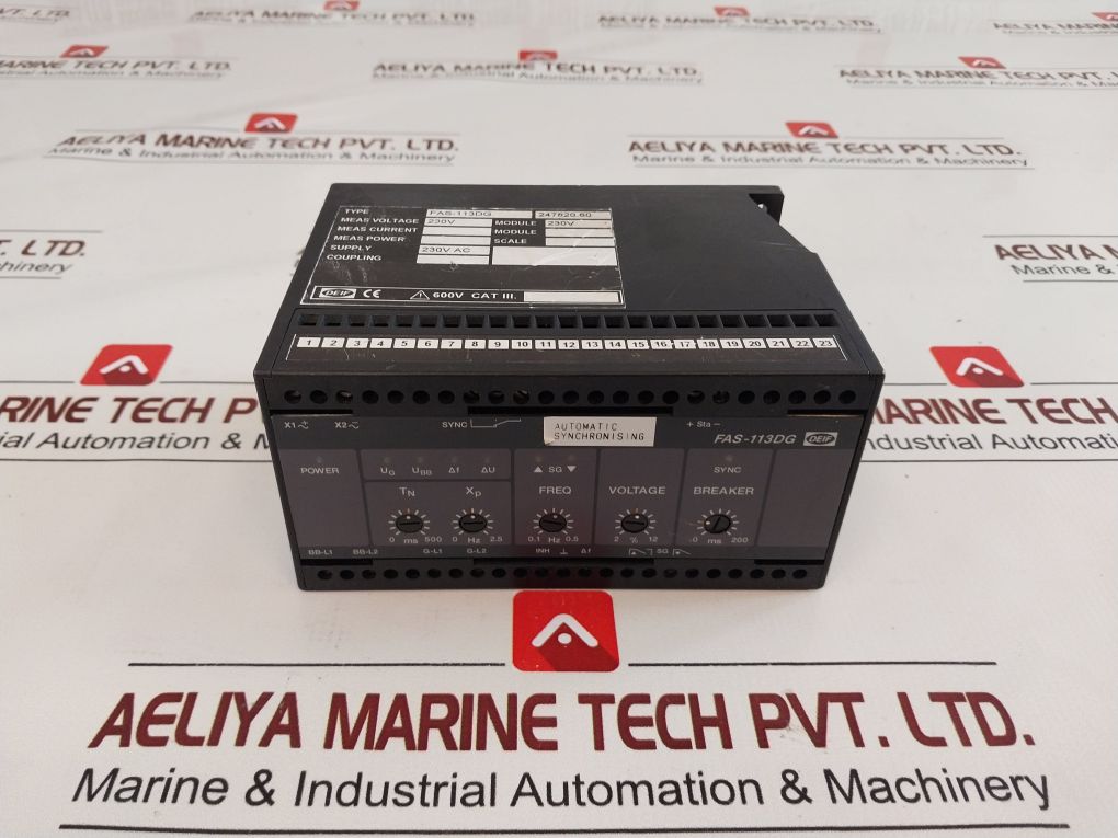 Deif Fas-113Dg Synchronisation & Circuit Breaker 230V Ac