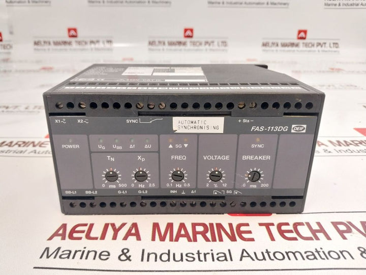 Deif Fas-113Dg Synchronisation & Circuit Breaker 230V Ac