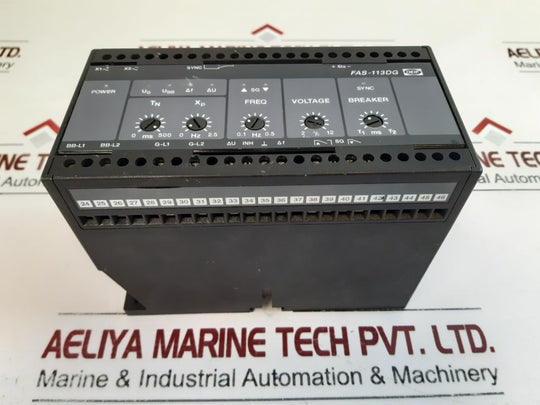 Deif Fas-113Dg Synchronisation & Circuit Breaker 110V Ac
