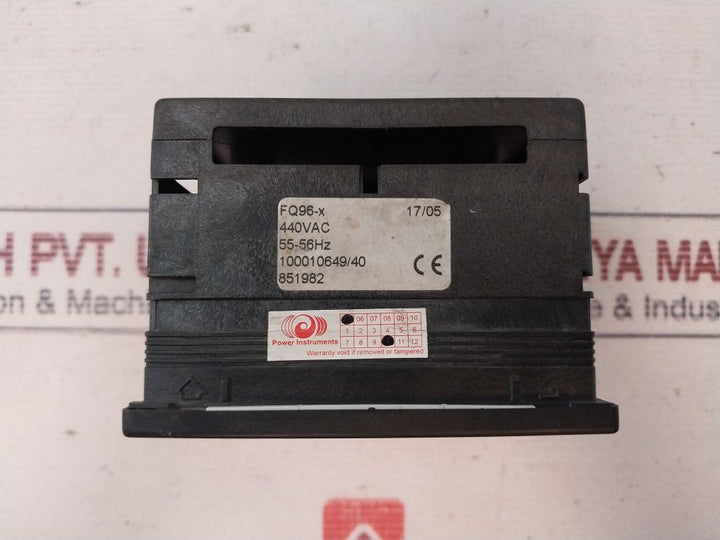 Deif Fq96-x Single Frequency Meter 440Vac