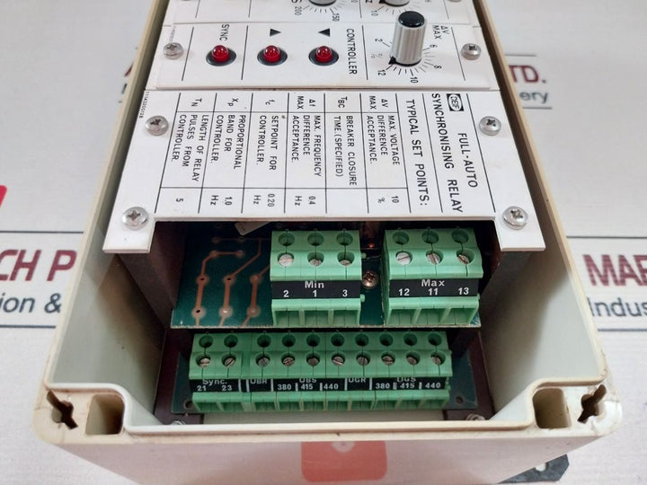 Deif Full-auto Synchronising Relay 0-200Ms