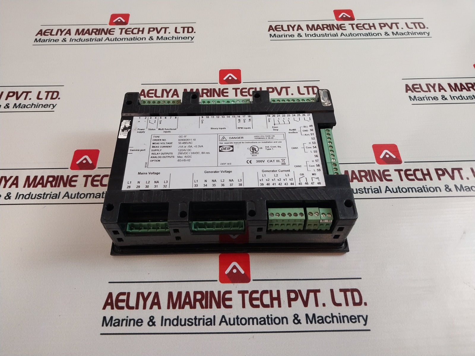 Deif Sterling Gc-1F Generator Controller 50-480 Vac