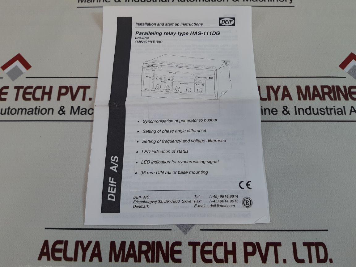 Deif has-111dg parallel relay 400005319.10