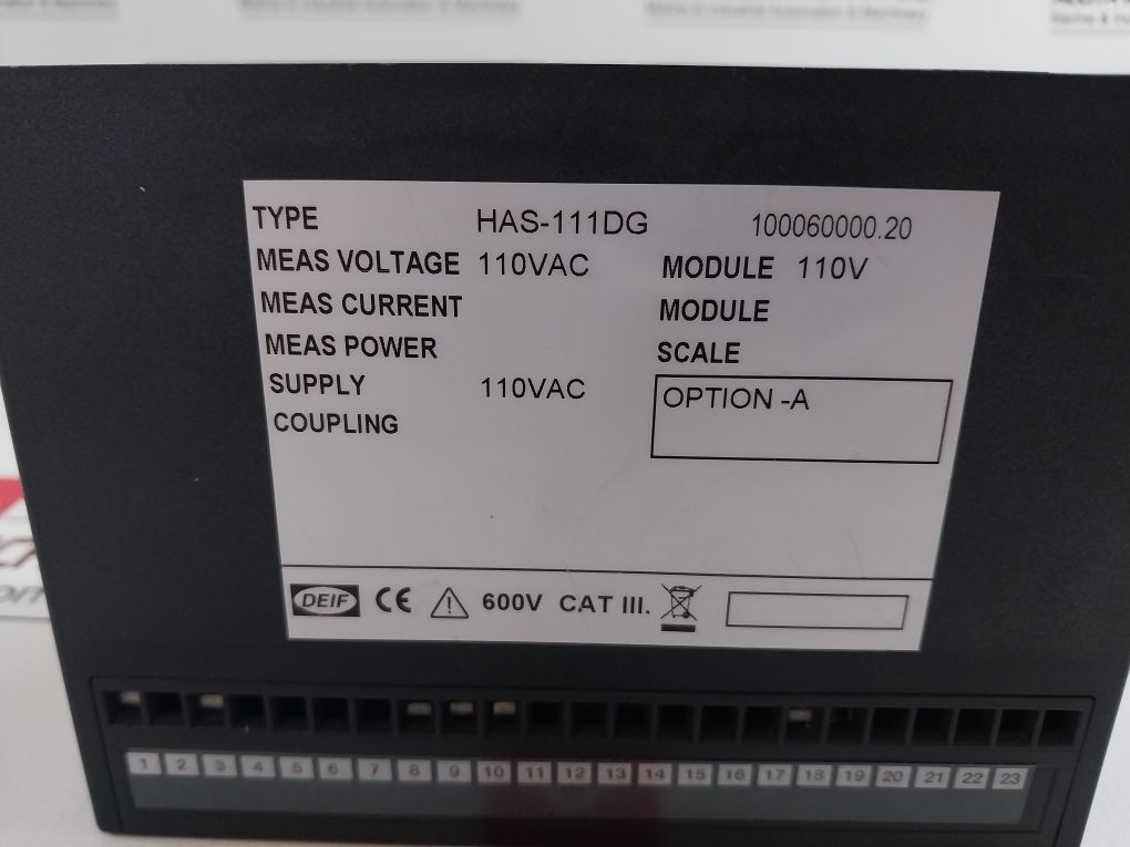 Deif Has-111Dg Synchronization & Circuit Breaker Closing 100060000.20