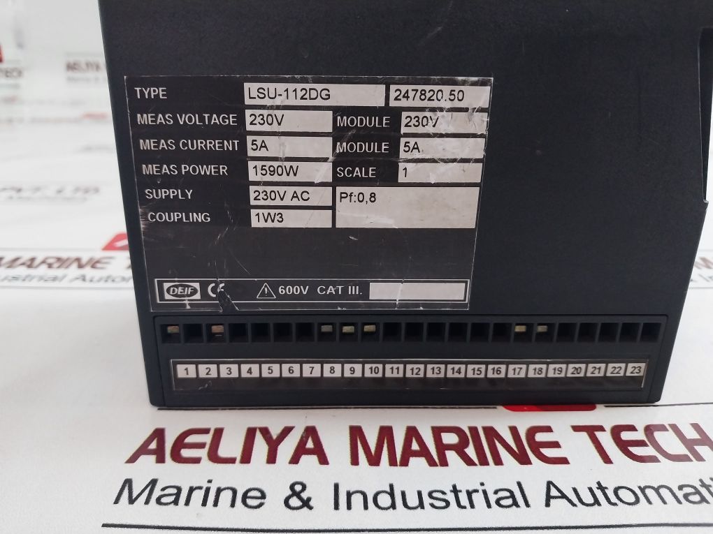 Deif Lsu-112Dg Load Sharing Paralleling And Operation Unit Free Shipping