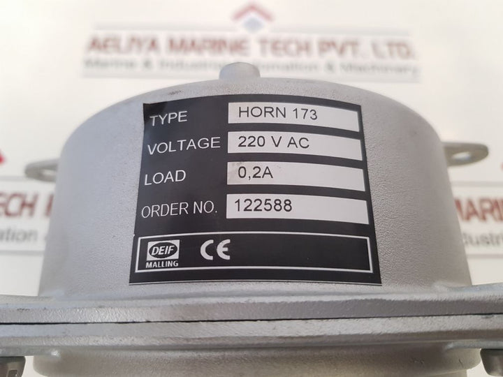 Deif Malling Kontrol Horn 173 220V Ac