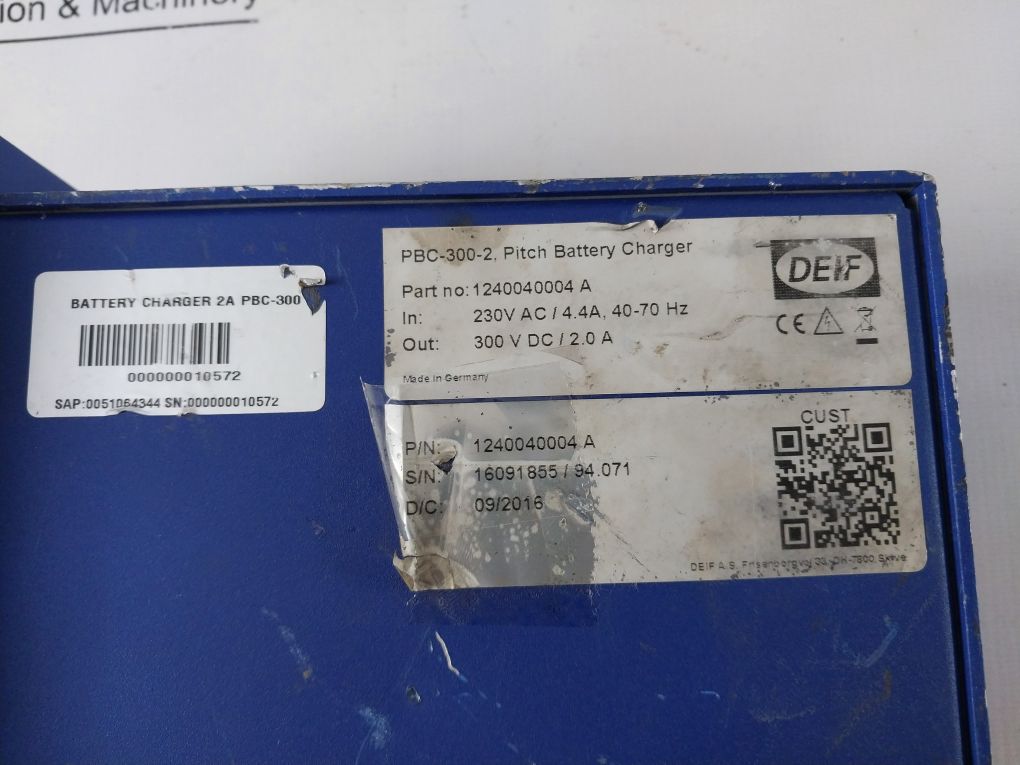 Deif Pbc-2 Battery Charger