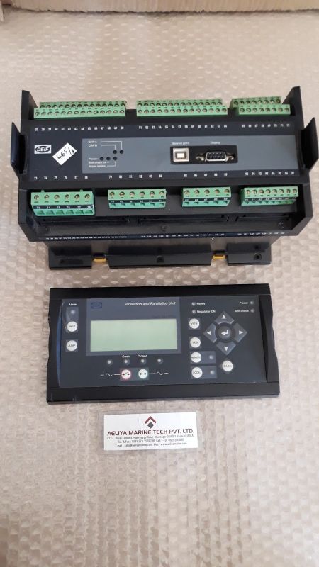 Deif Ppu-3 Protection And Paralleling Power Management Display Unit Du-2 Mk Iii