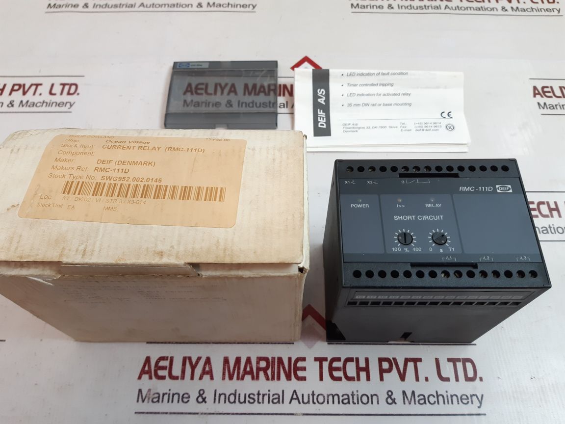 Deif Rmc-111D Current Relay
