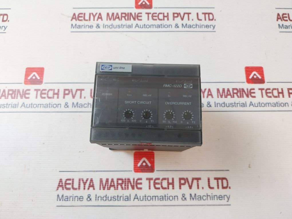 Deif Rmc-122D Short Circuit And Current Relay 440V Ac
