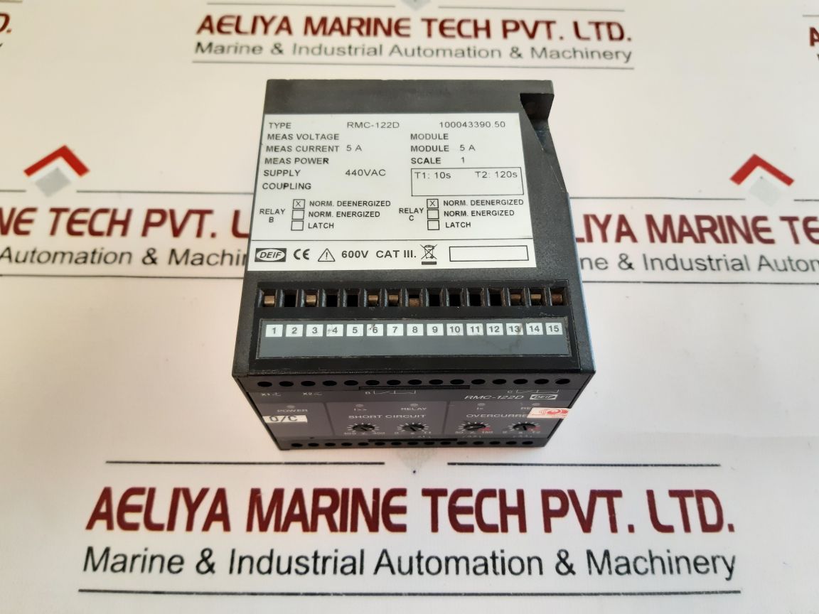 Deif Rmc-122D Short Circuit Relay
