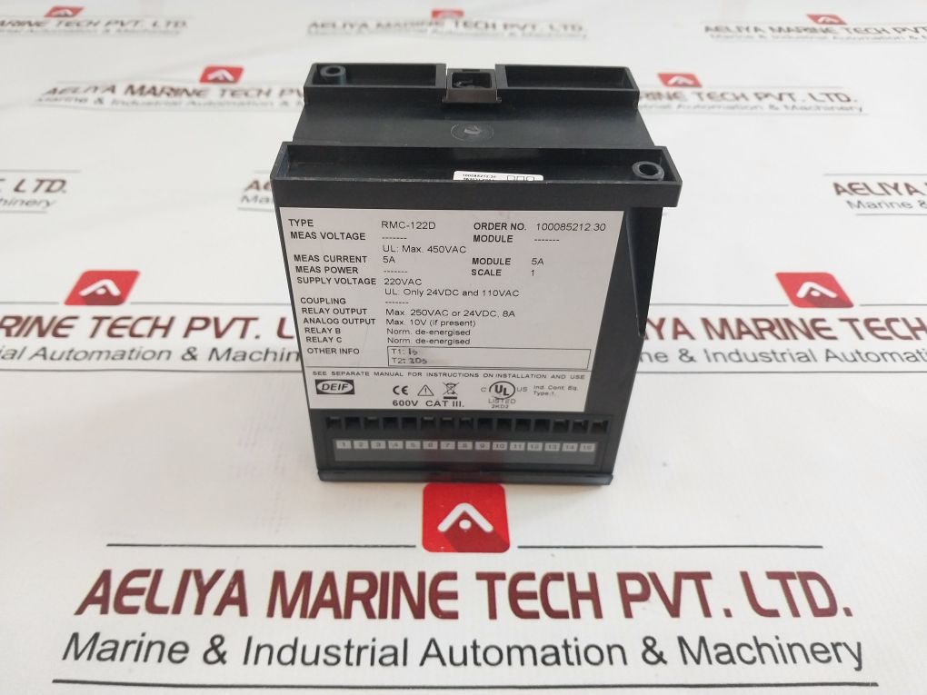 Deif Rmc-122D Short Circuit Relay 100085212.30