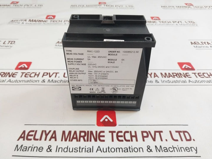 Deif Rmc-122D Short Circuit Relay 100085212.30