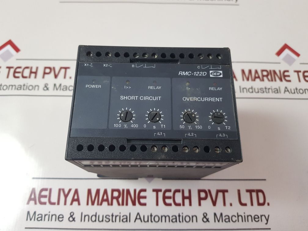 Deif Rmc-122D Short Circuit Relay 100096085.10 415 Vac
