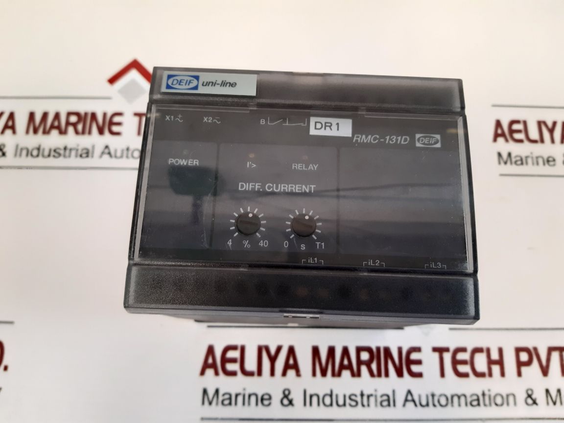 Deif Rmc-131D Differential Current Relay 100036040.20